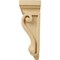 Ekena Millwork 5"W x 3 1/4"D x 9 1/2"H Cole Pilaster Wood Corbel, Alder CORW05X03X09COAL - alternate 3